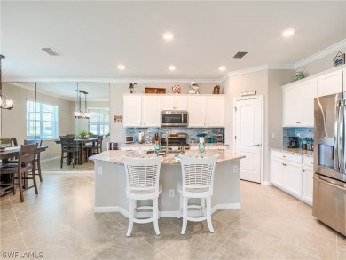 This gorgeous Roma design, built in 2019, is move-in ready! Upon on Pelican Preserve Golf Club in Florida - for sale on GolfHomes.com, golf home, golf lot