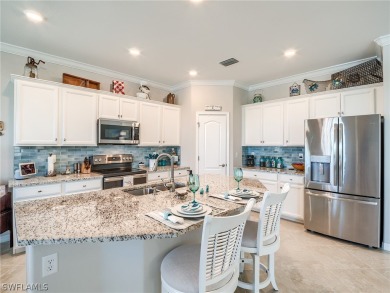 This gorgeous Roma design, built in 2019, is move-in ready! Upon on Pelican Preserve Golf Club in Florida - for sale on GolfHomes.com, golf home, golf lot