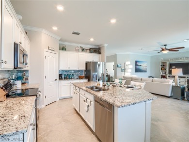 This gorgeous Roma design, built in 2019, is move-in ready! Upon on Pelican Preserve Golf Club in Florida - for sale on GolfHomes.com, golf home, golf lot