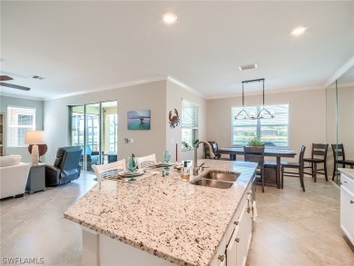 This gorgeous Roma design, built in 2019, is move-in ready! Upon on Pelican Preserve Golf Club in Florida - for sale on GolfHomes.com, golf home, golf lot