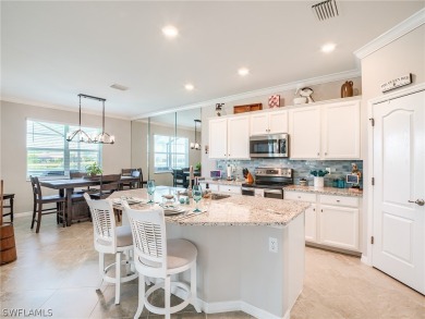 This gorgeous Roma design, built in 2019, is move-in ready! Upon on Pelican Preserve Golf Club in Florida - for sale on GolfHomes.com, golf home, golf lot