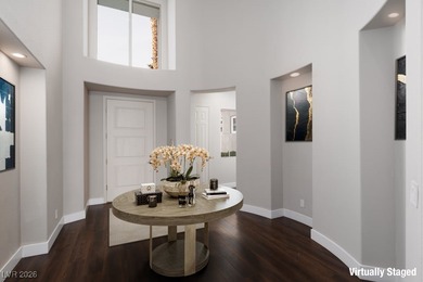 Set behind the gates of Red Rock Country Club, this luxury on Red Rock Country Club in Nevada - for sale on GolfHomes.com, golf home, golf lot