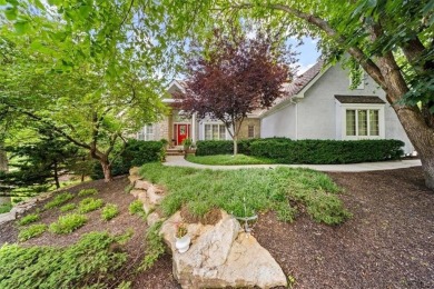Exquisite estate home nestled on a private, wooded lot in the on Shadow Glen Golf Club in Kansas - for sale on GolfHomes.com, golf home, golf lot