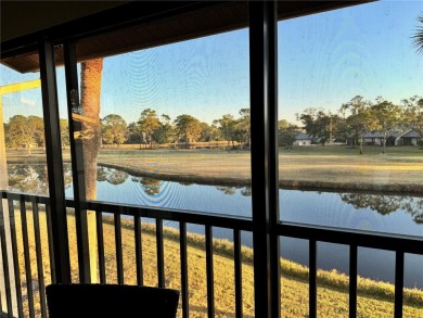 Well maintained END UNIT with WATER VIEW, spacious HIGH CEILINGS on The Meadows Golf and Country Club in Florida - for sale on GolfHomes.com, golf home, golf lot