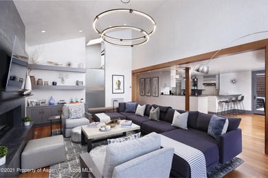 Clean lines and big views define this beautiful four-bedroom on The Snowmass Club in Colorado - for sale on GolfHomes.com, golf home, golf lot