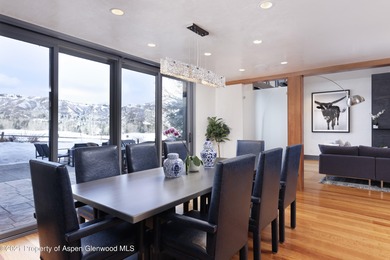 Clean lines and big views define this beautiful four-bedroom on The Snowmass Club in Colorado - for sale on GolfHomes.com, golf home, golf lot