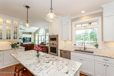 Experience the pinnacle of lakefront living in this immaculate on Beacon Ridge Golf and Country Club in North Carolina - for sale on GolfHomes.com, golf home, golf lot
