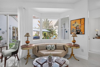 Rarely available single-story courtyard home perfectly situated on  in Florida - for sale on GolfHomes.com, golf home, golf lot