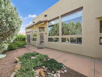This perfectly placed adobe style home is right at the steps of on Tiara Rado Golf Course in Colorado - for sale on GolfHomes.com, golf home, golf lot