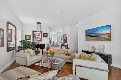Rarely available single-story courtyard home perfectly situated on  in Florida - for sale on GolfHomes.com, golf home, golf lot