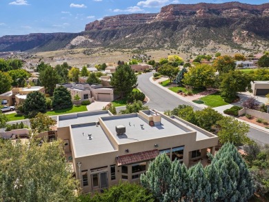 This perfectly placed adobe style home is right at the steps of on Tiara Rado Golf Course in Colorado - for sale on GolfHomes.com, golf home, golf lot