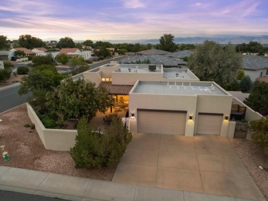 This perfectly placed adobe style home is right at the steps of on Tiara Rado Golf Course in Colorado - for sale on GolfHomes.com, golf home, golf lot