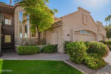 What a sanctuary! This beautiful townhome awaits you in the on Starfire At Scottsdale Country Club in Arizona - for sale on GolfHomes.com, golf home, golf lot