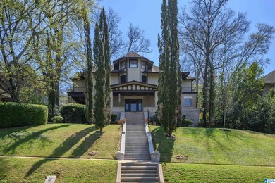 Step back in time in this stately 1915 home rich with timeless on Highland Park Golf Course in Alabama - for sale on GolfHomes.com, golf home, golf lot