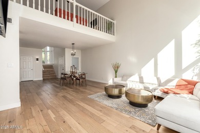 What a sanctuary! This beautiful townhome awaits you in the on Starfire At Scottsdale Country Club in Arizona - for sale on GolfHomes.com, golf home, golf lot