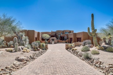 This high-quality custom home with sunset views in guard-gated on Mirabel Golf Club in Arizona - for sale on GolfHomes.com, golf home, golf lot