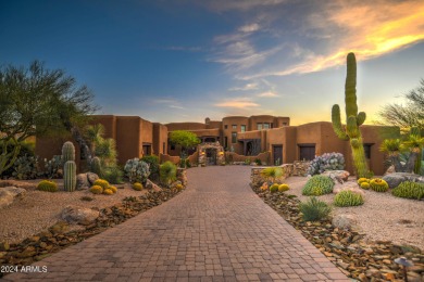 This high-quality custom home with sunset views in guard-gated on Mirabel Golf Club in Arizona - for sale on GolfHomes.com, golf home, golf lot