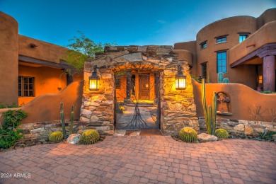 This high-quality custom home with sunset views in guard-gated on Mirabel Golf Club in Arizona - for sale on GolfHomes.com, golf home, golf lot