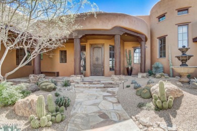 This high-quality custom home with sunset views in guard-gated on Mirabel Golf Club in Arizona - for sale on GolfHomes.com, golf home, golf lot