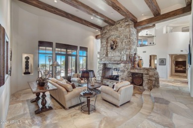 This high-quality custom home with sunset views in guard-gated on Mirabel Golf Club in Arizona - for sale on GolfHomes.com, golf home, golf lot