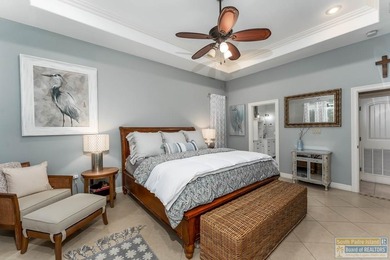 Experience refined lakefront living in this beautifully on South Padre Island Golf Club in Texas - for sale on GolfHomes.com, golf home, golf lot