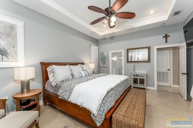 Experience refined lakefront living in this beautifully on South Padre Island Golf Club in Texas - for sale on GolfHomes.com, golf home, golf lot