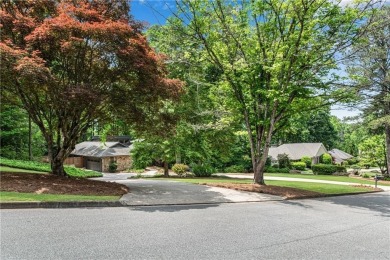 Welcome to an enchanting ranch-style residence nestled in the on Brookfield Country Club in Georgia - for sale on GolfHomes.com, golf home, golf lot