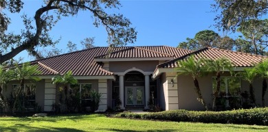 **GORGEOUS MEDITERRANEAN ESTATE** This 3-Bed + Large Office on The Oaks Club in Florida - for sale on GolfHomes.com, golf home, golf lot