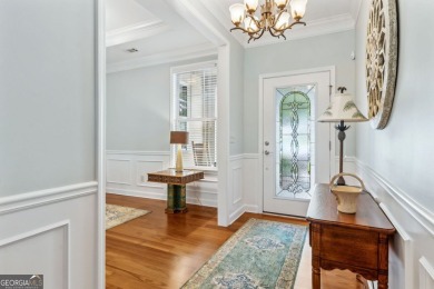 Nestled in a private cul-de-sac on one of the largest lots in on The Fairways at Laurel Canyon in Georgia - for sale on GolfHomes.com, golf home, golf lot