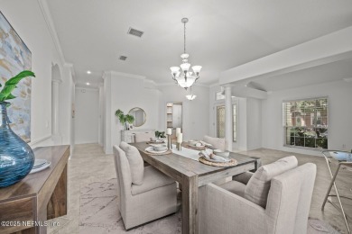 The great room beckons with a view overlooking a 12' x 35' on Grand Haven Golf Club in Florida - for sale on GolfHomes.com, golf home, golf lot
