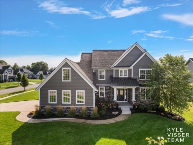 Stunning 2018 built home in one of Byron Center's most desirable on Railside Golf Club in Michigan - for sale on GolfHomes.com, golf home, golf lot