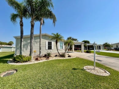 This spacious FULLY furnished mobile home, located in the on Sun n Lake Golf and Country Club in Florida - for sale on GolfHomes.com, golf home, golf lot