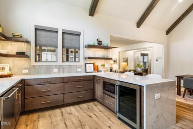 Stunning custom ''Brighton Farmhouse'' by Homes By Dickerson in on Croasdaile Country Club in North Carolina - for sale on GolfHomes.com, golf home, golf lot