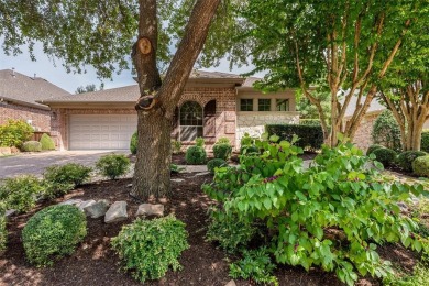 Let the golf cart paths welcome you to this refined single-story on Stonebridge Ranch Country Club in Texas - for sale on GolfHomes.com, golf home, golf lot