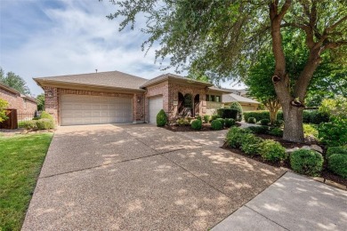 Let the golf cart paths welcome you to this refined single-story on Stonebridge Ranch Country Club in Texas - for sale on GolfHomes.com, golf home, golf lot