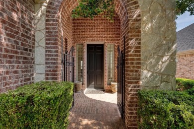 Let the golf cart paths welcome you to this refined single-story on Stonebridge Ranch Country Club in Texas - for sale on GolfHomes.com, golf home, golf lot