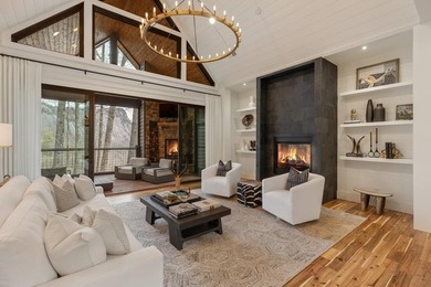 Completed in 2021, this beautifully crafted mountain home offers on Cullasaja Club in North Carolina - for sale on GolfHomes.com, golf home, golf lot