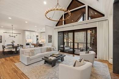 Completed in 2021, this beautifully crafted mountain home offers on Cullasaja Club in North Carolina - for sale on GolfHomes.com, golf home, golf lot