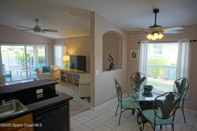 This 3 bedroom 2 bathroom home with high ceilings and relaxing on Majors Golf Club At Bayside Lakes in Florida - for sale on GolfHomes.com, golf home, golf lot
