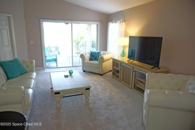 This 3 bedroom 2 bathroom home with high ceilings and relaxing on Majors Golf Club At Bayside Lakes in Florida - for sale on GolfHomes.com, golf home, golf lot