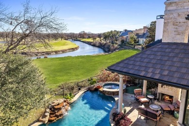 The backyard view of the King's golf course, White Rock Creek on Gleneagles Country Club in Texas - for sale on GolfHomes.com, golf home, golf lot