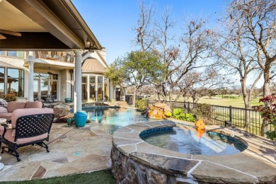 The backyard view of the King's golf course, White Rock Creek on Gleneagles Country Club in Texas - for sale on GolfHomes.com, golf home, golf lot