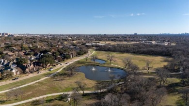 The backyard view of the King's golf course, White Rock Creek on Gleneagles Country Club in Texas - for sale on GolfHomes.com, golf home, golf lot