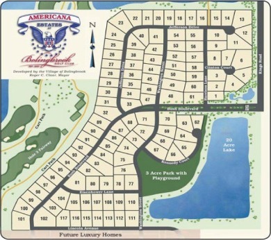 One of the last remaining homesites in Americana Estates! on Bolingbrook Golf Club in Illinois - for sale on GolfHomes.com, golf home, golf lot