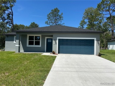 Discover this stunning, brand-new home in Citrus Springs on Citrus Springs Country Club in Florida - for sale on GolfHomes.com, golf home, golf lot