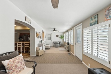 This beautifully updated home sits on one of the larger lots in on Sunland Village East Golf Course in Arizona - for sale on GolfHomes.com, golf home, golf lot