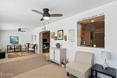 This beautifully updated home sits on one of the larger lots in on Sunland Village East Golf Course in Arizona - for sale on GolfHomes.com, golf home, golf lot