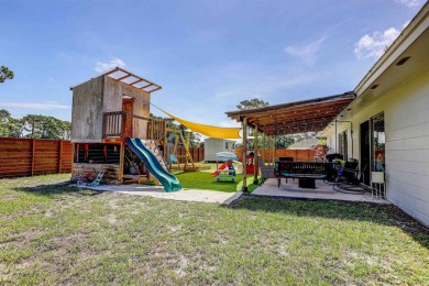 Charming 3br/2ba Concrete Block Home On The 8th Tee Of The St on St. Augustine Shores Golf Club in Florida - for sale on GolfHomes.com, golf home, golf lot