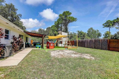 Charming 3br/2ba Concrete Block Home On The 8th Tee Of The St on St. Augustine Shores Golf Club in Florida - for sale on GolfHomes.com, golf home, golf lot
