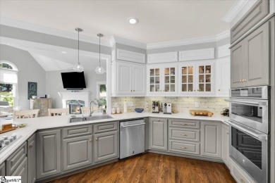 Sophisticated Entertainer's Retreat Overlooking Thornblade's on Thornblade Club in South Carolina - for sale on GolfHomes.com, golf home, golf lot